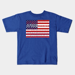 America flag Kids T-Shirt